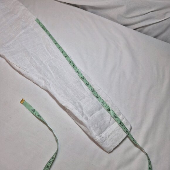 Eileen Fisher Women's Shirt Size S White Mandarin Collar Boxy  Linen-blend (60) - Picture 11 of 12